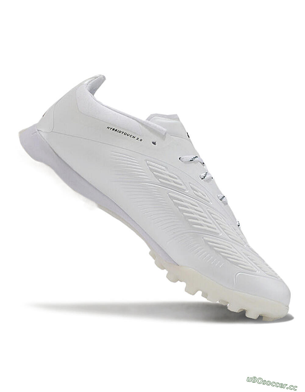 Unisex Adidas Predator 24 Elite TF Artificial Turf Low-Tops Football Shoes - White/Black 4
