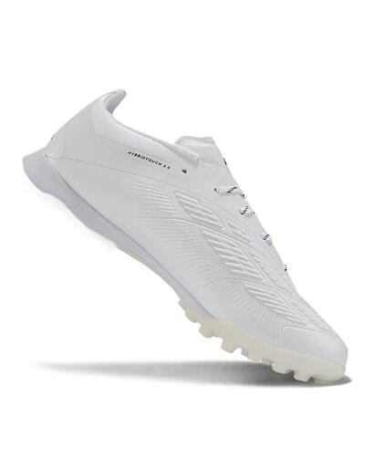 Unisex Adidas Predator 24 Elite TF Artificial Turf Low-Tops Football Shoes - White/Black