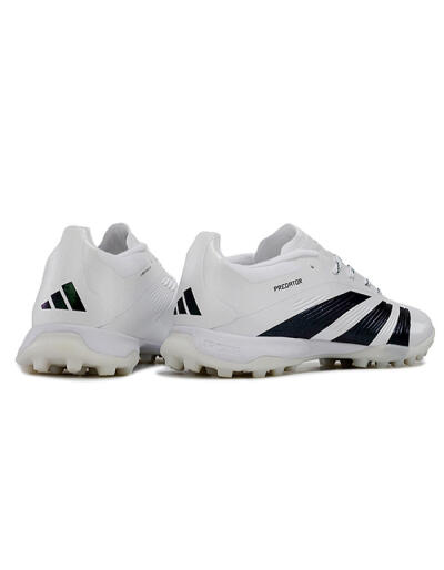 Unisex Adidas Predator 24 Elite TF Artificial Turf Low-Tops Football Shoes - White/Black