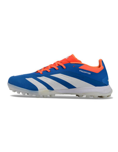 Unisex Adidas Predator 24 Elite TF Artificial Turf Low-Tops Football Shoes - Blue/White/Red