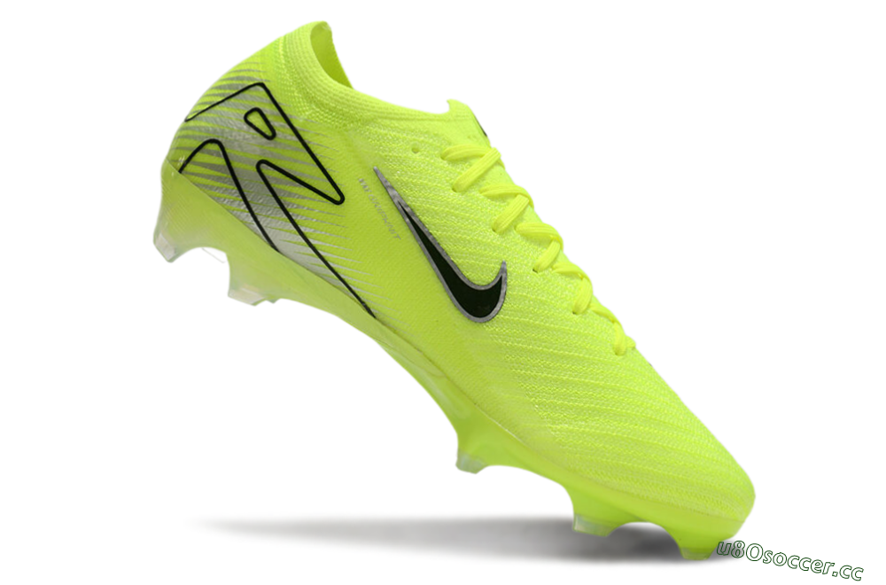 Unisex Nike Air Zoom Mercurial Vapor 16 Elite FG Firm Ground Low-Tops Football Boots - Yellow/Black/Silver 4