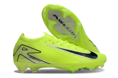 Unisex Nike Air Zoom Mercurial Vapor 16 Elite FG Firm Ground Low-Tops Football Boots - Yellow/Black/Silver
