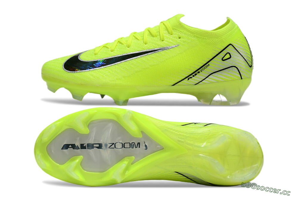 Unisex Nike Air Zoom Mercurial Vapor 16 Elite FG Firm Ground Low-Tops Football Boots - Yellow/Black/Silver 1
