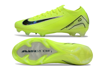 Unisex Nike Air Zoom Mercurial Vapor 16 Elite FG Firm Ground Low-Tops Football Boots - Yellow/Black/Silver