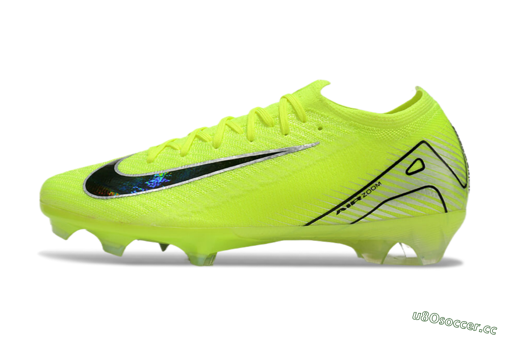 Unisex Nike Air Zoom Mercurial Vapor 16 Elite FG Firm Ground Low-Tops Football Boots - Yellow/Black/Silver 0