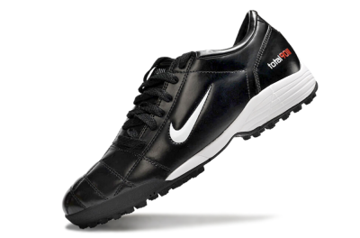 Men's Nike Total 90 II TF Artificial Turf Low-Tops Football Shoes - Black/White/Red