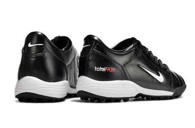 Men's Nike Total 90 II TF Artificial Turf Low-Tops Football Shoes - Black/White/Red