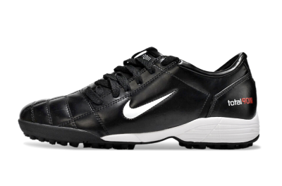 Men's Nike Total 90 II TF Artificial Turf Low-Tops Football Shoes - Black/White/Red