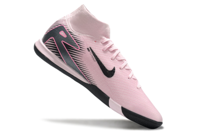 Men's Nike Air Zoom Mercurial Superfly 10 Elite IC Indoor & Futsal High-Tops Football Shoes - Pink/Black