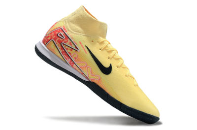 Men's Nike Air Zoom Mercurial Superfly 10 Elite IC Indoor & Futsal High-Tops Football Shoes - Yellow/Black/Red