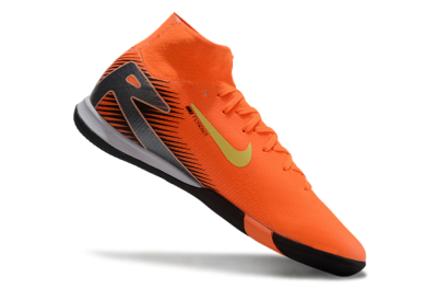 Men's Nike Air Zoom Mercurial Superfly 10 Elite IC Indoor & Futsal High-Tops Football Shoes - Red/Yellow/Black