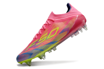 Men's Adidas F50 Elite SG Soft Ground Low-Tops Football Boots - Red/Yellow/Blue