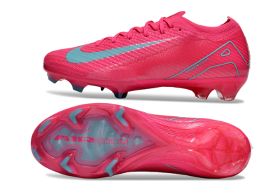 Unisex Nike Air Zoom Mercurial Vapor 16 Elite FG Firm Ground Low-Tops Football Boots - Red/Jade/White