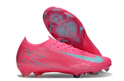 Unisex Nike Air Zoom Mercurial Vapor 16 Elite FG Firm Ground Low-Tops Football Boots - Red/Jade/White