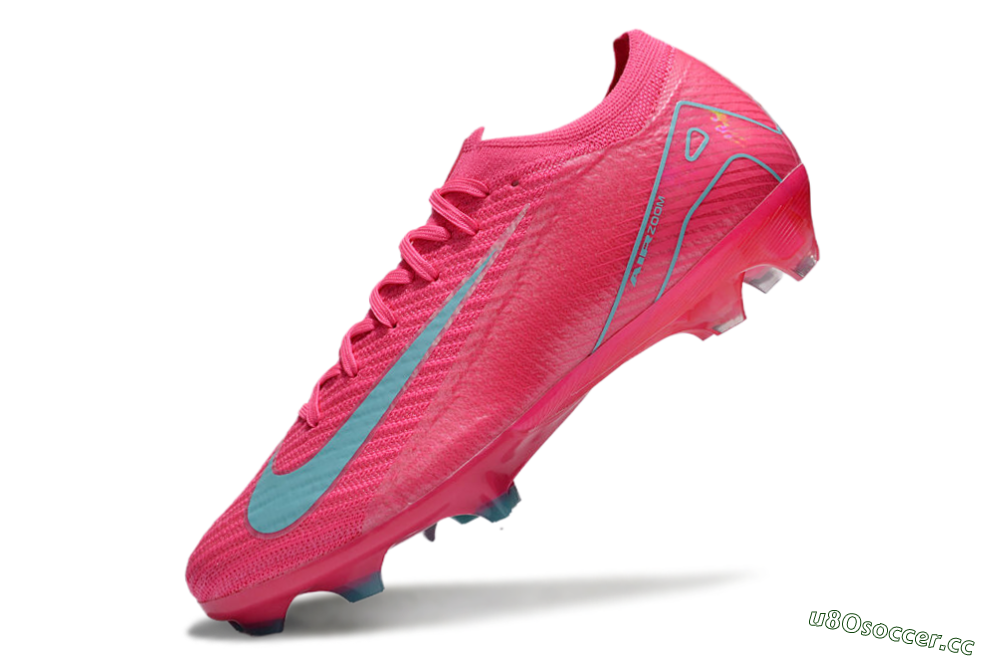Unisex Nike Air Zoom Mercurial Vapor 16 Elite FG Firm Ground Low-Tops Football Boots - Red/Jade/White 5