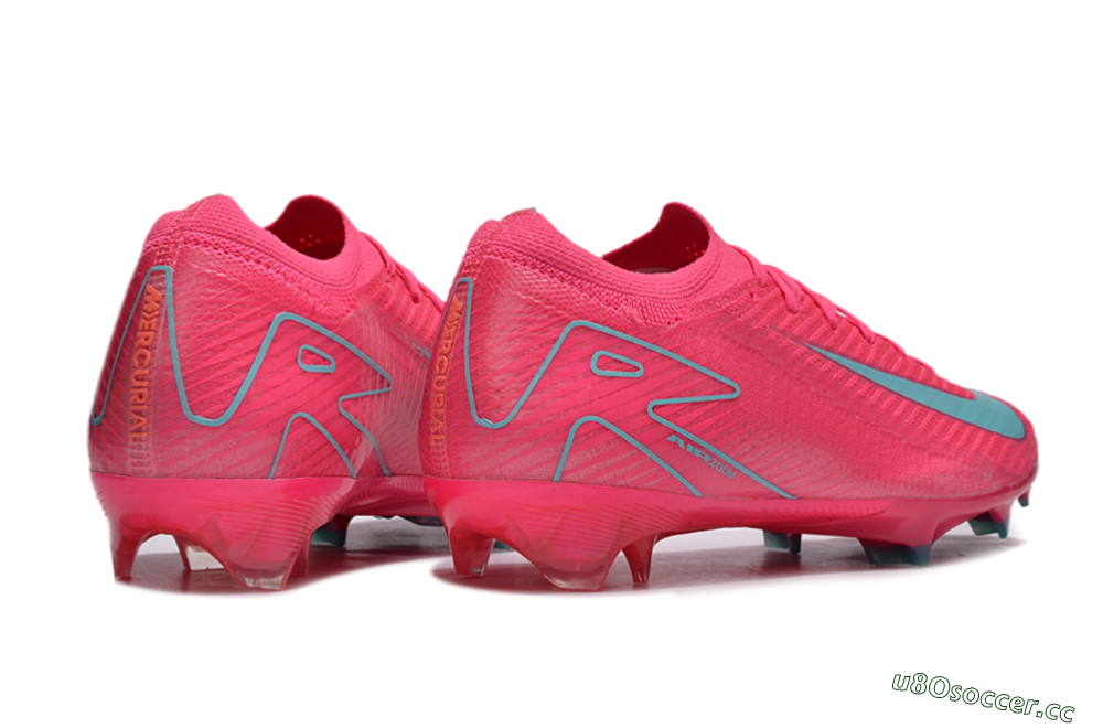 Unisex Nike Air Zoom Mercurial Vapor 16 Elite FG Firm Ground Low-Tops Football Boots - Red/Jade/White 6
