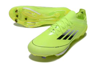 Men's Adidas F50+ Lightstrike Elite FG Firm Ground Low-Tops Football Boots - Yellow/Black/Silver