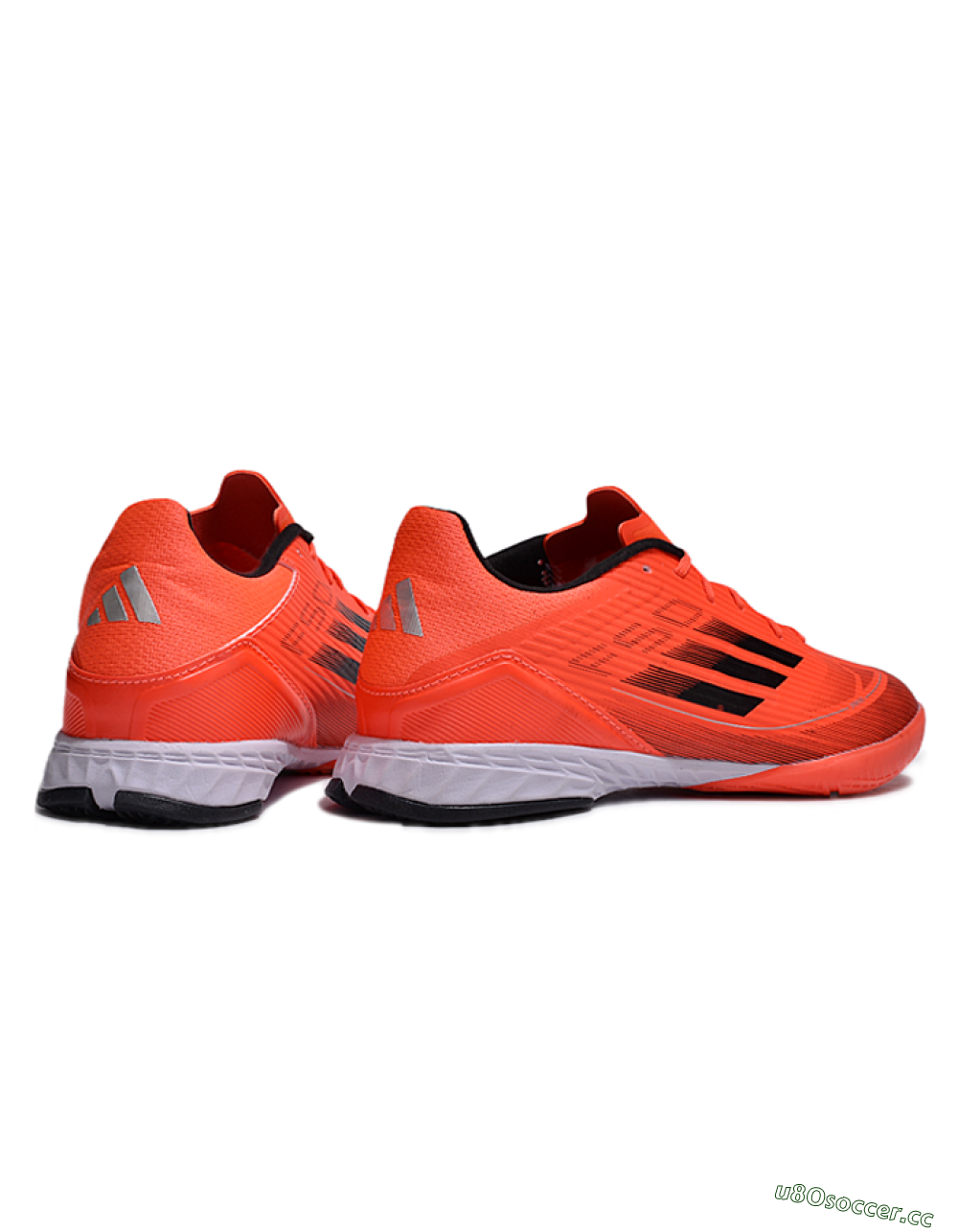 Unisex Adidas F50 Elite IC Indoor & Futsal Low-Tops Football Shoes - Red/Black/White 6
