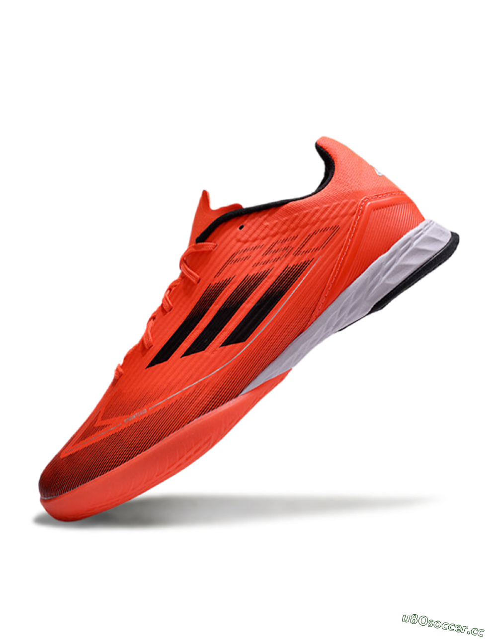 Unisex Adidas F50 Elite IC Indoor & Futsal Low-Tops Football Shoes - Red/Black/White 5