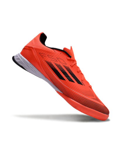 Unisex Adidas F50 Elite IC Indoor & Futsal Low-Tops Football Shoes - Red/Black/White