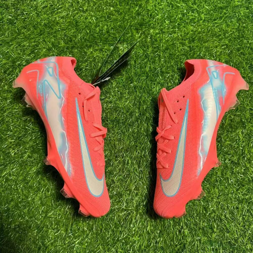Unisex Nike Air Zoom Mercurial Vapor 16 Elite FG Firm Ground Low-Tops Football Boots - Red/Silver/Blue