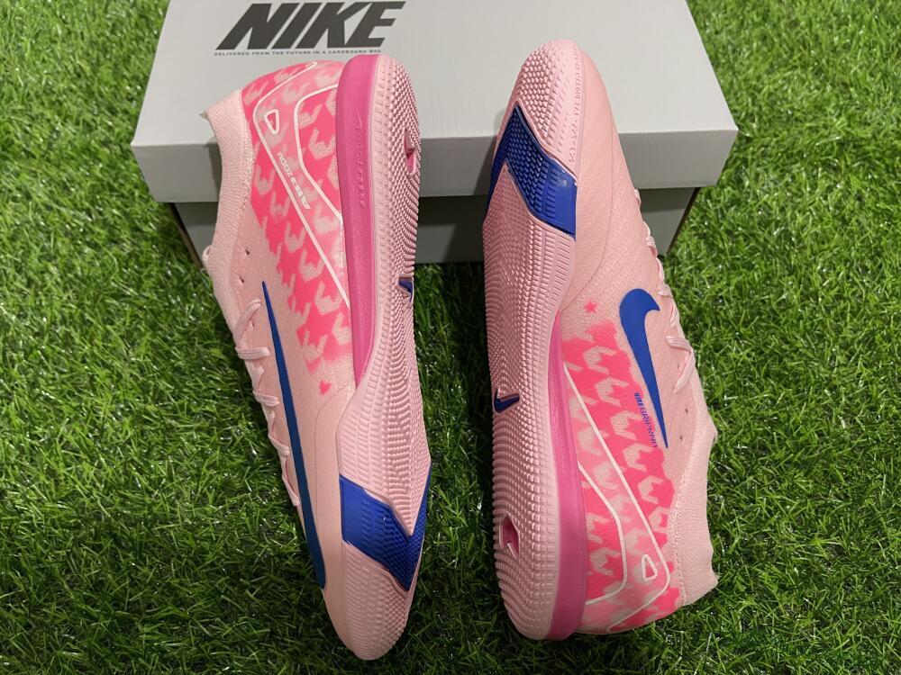 Unisex Nike Air Zoom Mercurial Vapor 16 Elite IC Indoor & Futsal Low-Tops Football Shoes - Pink/Blue/White