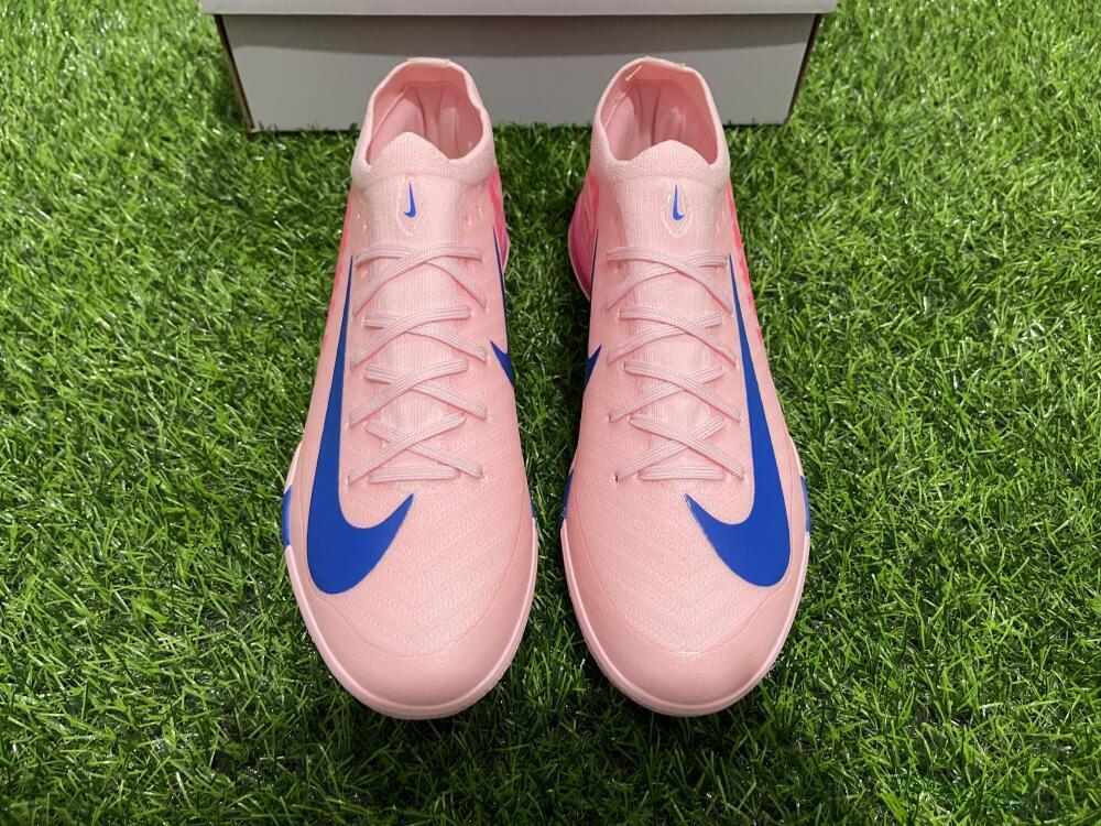 Unisex Nike Air Zoom Mercurial Vapor 16 Elite IC Indoor & Futsal Low-Tops Football Shoes - Pink/Blue/White