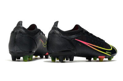 Men's Nike Mercurial Vapor 14 Elite AG Artificial Grass Low-Tops Football Boots - Black/Yellow/Pink