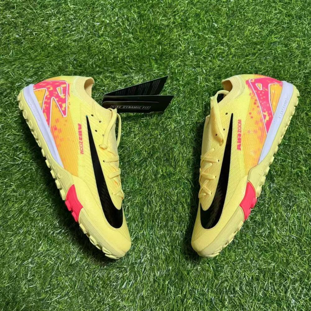 Unisex Nike Air Zoom Mercurial Vapor 16 Elite TF Artificial Turf Low-Tops Football Shoes - Yellow/Black/Red