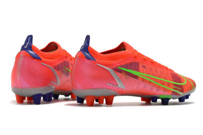Men's Nike Mercurial Vapor 14 Elite AG Artificial Grass Low-Tops Football Boots - Red/Yellow/Silver