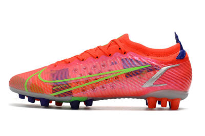 Men's Nike Mercurial Vapor 14 Elite AG Artificial Grass Low-Tops Football Boots - Red/Yellow/Silver
