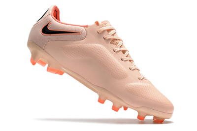 Men's Nike Tiempo Legend 9 Elite FG Firm Ground Low-Tops Football Boots - Pink/Yellow/Black