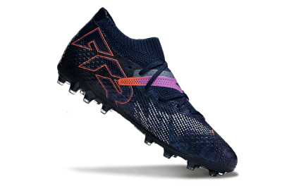 Men's Puma Future Ultimate MG Multi Ground Low-Tops Football Boots - Blue/Pink/Yellow