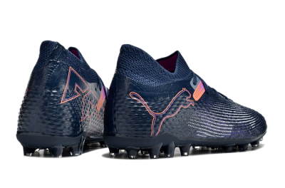 Men's Puma Future Ultimate MG Multi Ground Low-Tops Football Boots - Blue/Pink/Yellow