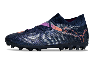 Men's Puma Future Ultimate MG Multi Ground Low-Tops Football Boots - Blue/Pink/Yellow