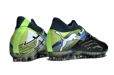 Men's Puma Future Ultimate MG Multi Ground Low-Tops Football Boots - Black/Blue/Yellow