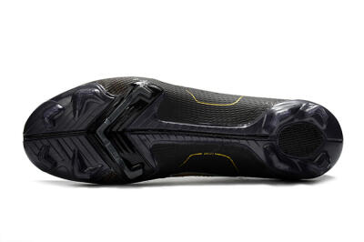 Unisex Nike Mercurial Superfly 8 Elite FG Firm Ground High-Tops Football Boots - Black/Gold/Silver