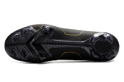 Unisex ike Mercurial Vapor 14 Elite FG Firm Ground Low-Tops Football Boots - Black/Gold/Silver