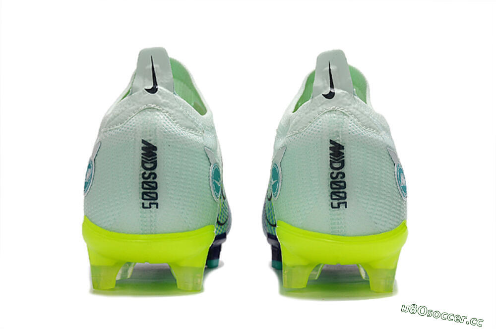 Unisex ike Mercurial Vapor 14 Elite FG Firm Ground Low-Tops Football Boots - Blue/Jade/Yellow 5