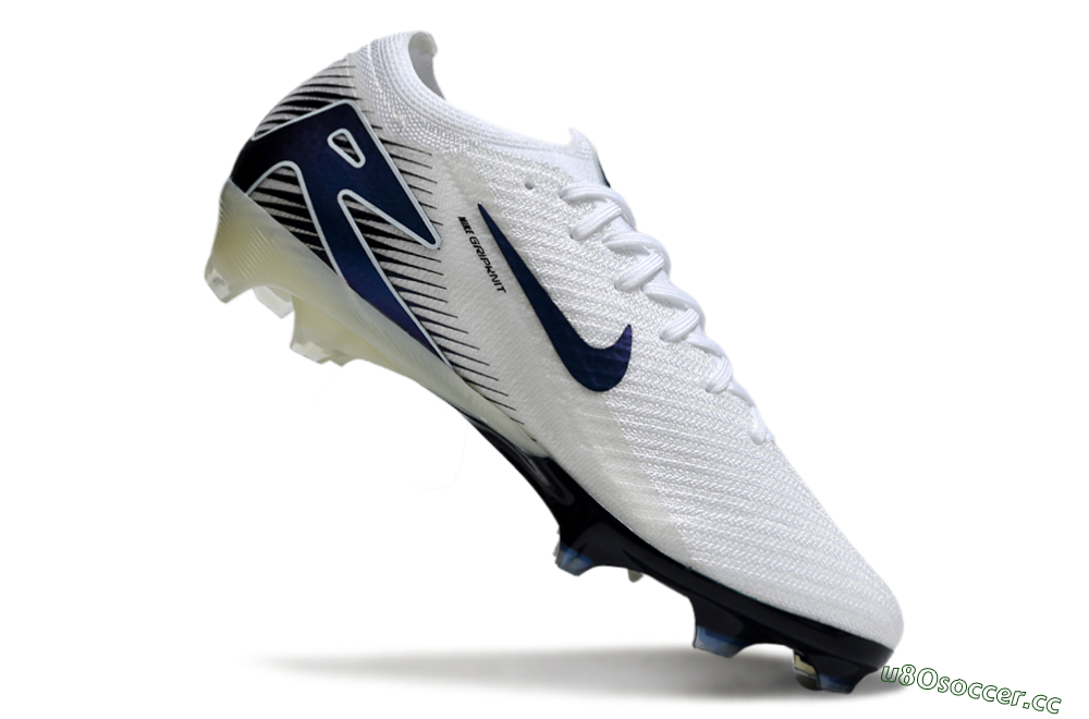 Unisex Nike Air Zoom Mercurial Vapor 16 Elite FG Firm Ground Low-Tops Football Boots - White/Blue 4