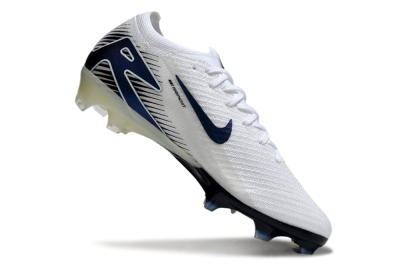 Unisex Nike Air Zoom Mercurial Vapor 16 Elite FG Firm Ground Low-Tops Football Boots - White/Blue