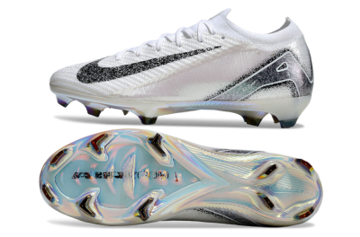Men's Nike Air Zoom Mercurial Vapor 16 Elite FG Firm Ground Low-Tops Football Boots - White/Black/Grey