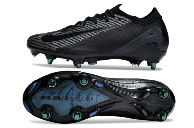 Men's Nike Air Zoom Mercurial Vapor 16 Elite SG Soft Ground Low-Tops Football Boots - Black/Silver/Blue