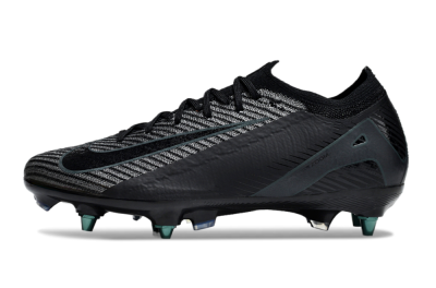 Men's Nike Air Zoom Mercurial Vapor 16 Elite SG Soft Ground Low-Tops Football Boots - Black/Silver/Blue
