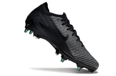 Men's Nike Air Zoom Mercurial Vapor 16 Elite SG Soft Ground Low-Tops Football Boots - Black/Silver/Blue