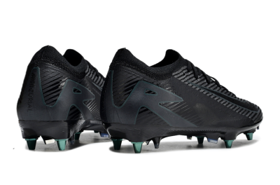Men's Nike Air Zoom Mercurial Vapor 16 Elite SG Soft Ground Low-Tops Football Boots - Black/Silver/Blue