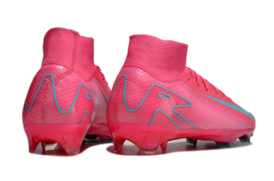 Men's Nike Air Zoom Mercurial Superfly 16 Elite FG Firm Ground High-Tops Football Boots - Pink/Mint