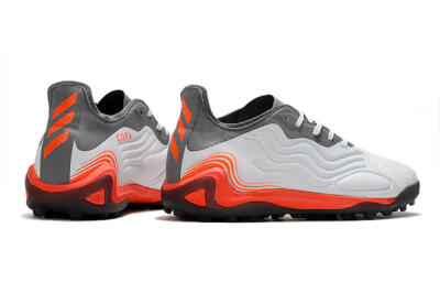 Men's Adidas Copa Sense.1 TF Artificial Turf Low-Tops Football Shoes - White/Grey/Red