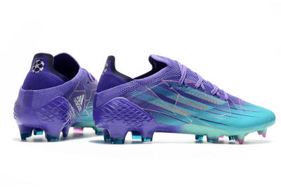 Men's Adidas X Speedflow.1 Messi FG Firm Ground Low-Tops Football Boots - Jade/Purple/Pink