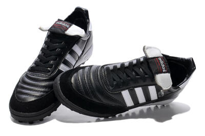 Unisex Adidas Copa Mundial Team Astro TF Artificial Turf Low-Tops Football Shoes - Black/White/Red